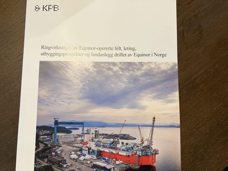 Leder i Industri Energi Equinor Sokkel, Per Steinar Stamnes, var med på å legge frem Ringvirkningsrapporten på ONS